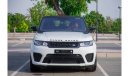 Land Rover Range Rover Sport SVR Range Rover SVR GCC 2016 under warranty from agency
