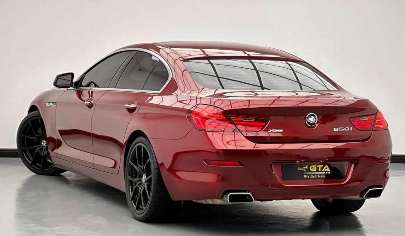 بي أم دبليو 650i 2015 BMW 650i xDrive Gran-Coupe M-Sport, BMW Full Service History, Excellent Condition, GCC