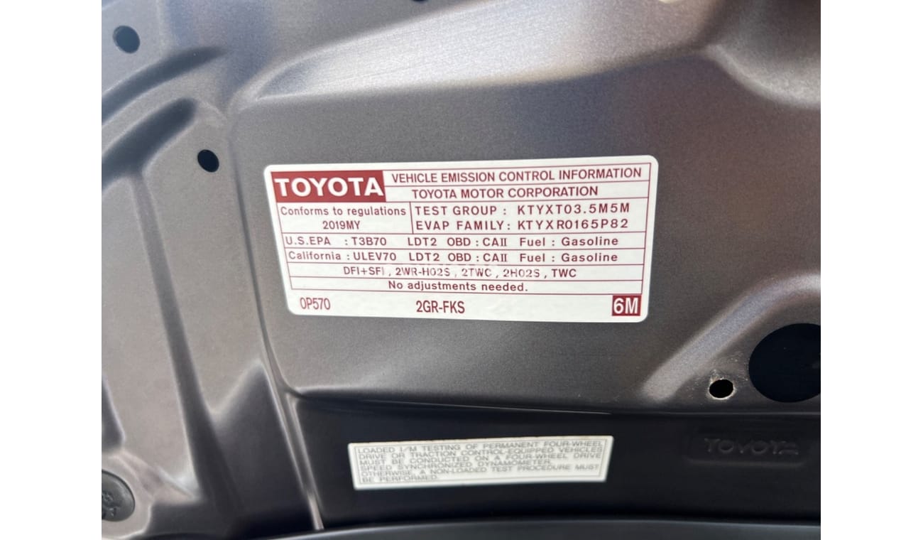 Toyota Highlander 2019 LE AWD 3.5L - 4x4 USA IMPORTED