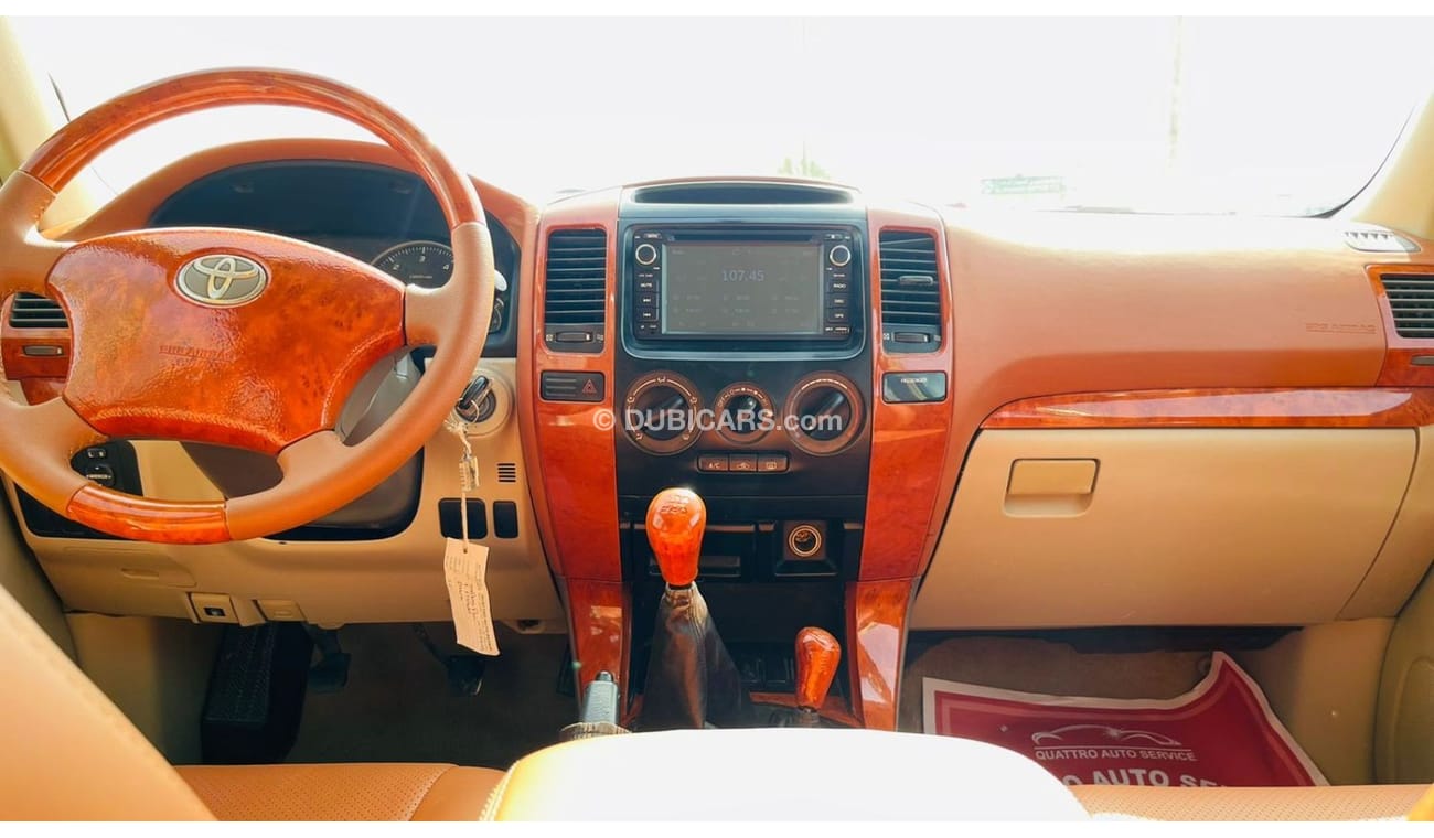 Toyota Prado 2009 GCC Manual Modified 4WD Diesel 3.0CC Key Start Rear TV 7 Seats Good Condition