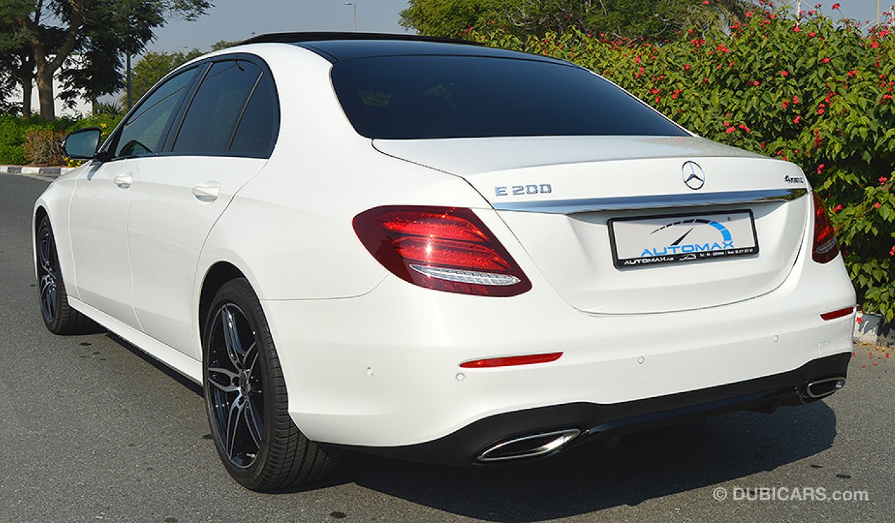 Mercedes-Benz E200 2020 4MATIC, 2.0L-Turbo, GCC 0km w/ 2Yrs Unlimited Mileage Warranty + 3Yrs Service @ EMC