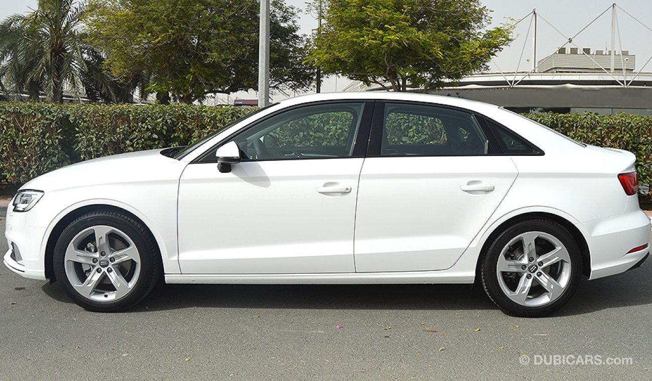 Audi A3 2018, 1.4L, GCC Specs with 3Yrs or 105K km Warranty and 45K km Free Service at Al Nabooda