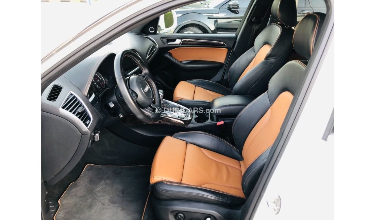 أودي Q5 موديل 2014 خليجي حاله ممتازه جدا من الداخل والخارج فل مواصفات بانوراما ومثبت سرعه وتحكم كهربي كامل و