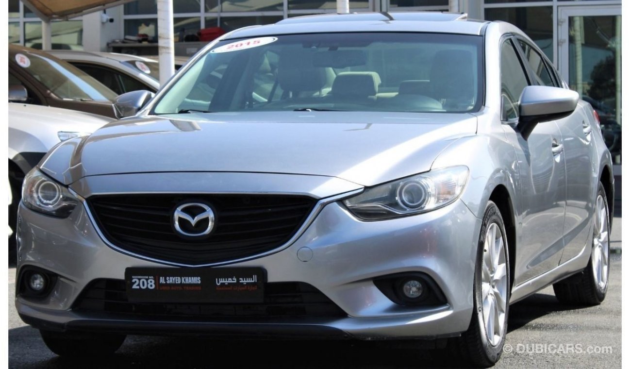 Mazda 6 Mazda 6 2015 GCC Full Option No. 1 in excellent condition without accidents, very clean from inside