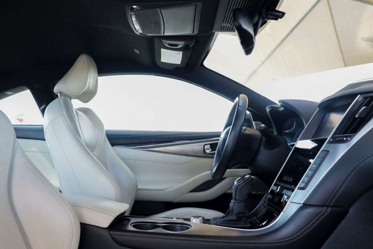 Infiniti Q60 Premium Infiniti Q60 2018 GCC (LOWEST MILEAGE) under Warranty with Flexible Down-Payment.