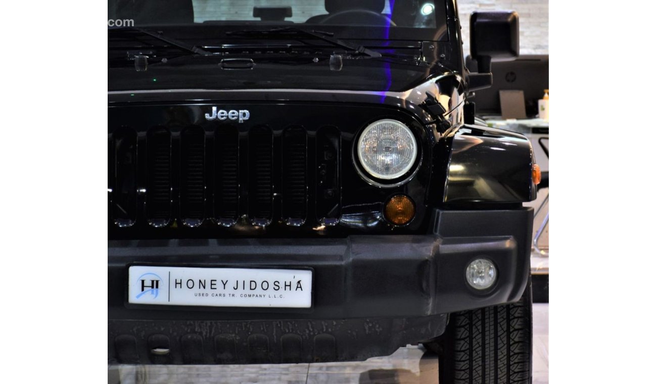 جيب رانجلر AMAZING Jeep Wrangler SAHARA 2013 Model!! in Black Color! GCC Specs