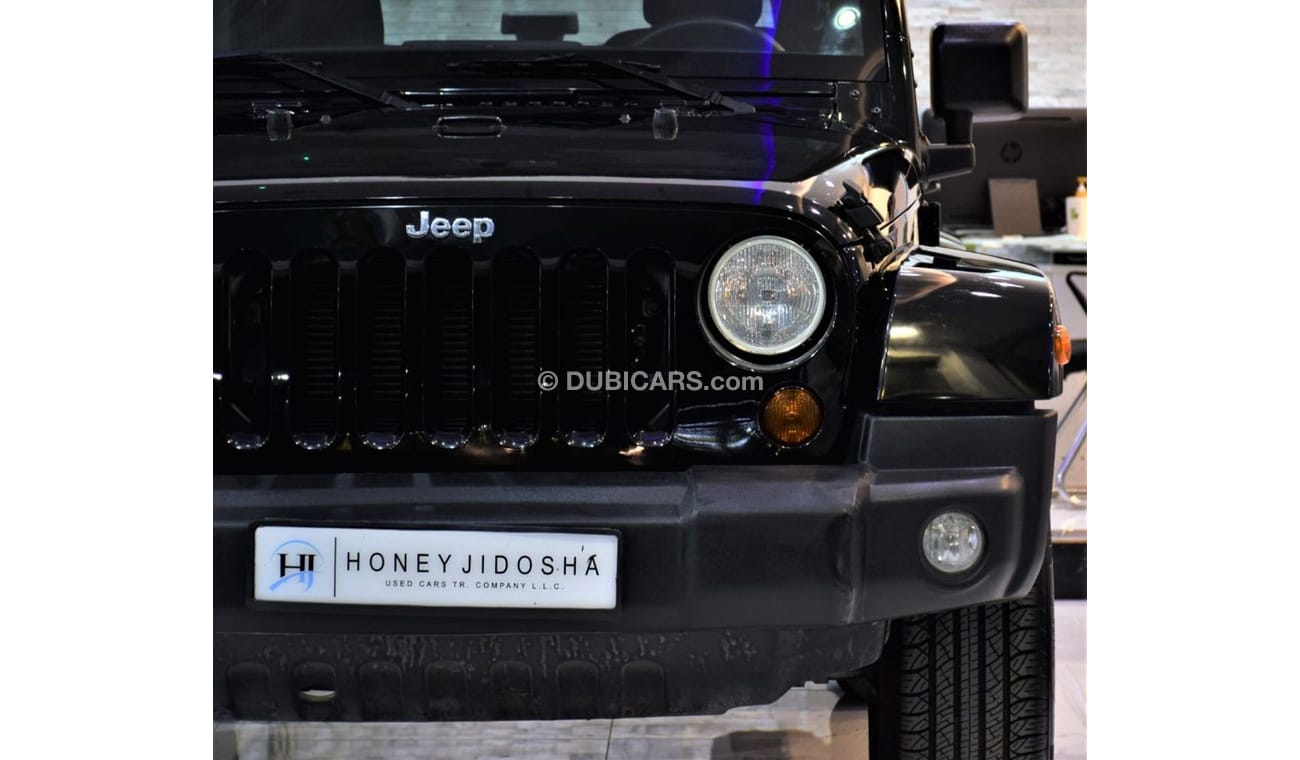 Jeep Wrangler AMAZING Jeep Wrangler SAHARA 2013 Model!! in Black Color! GCC Specs