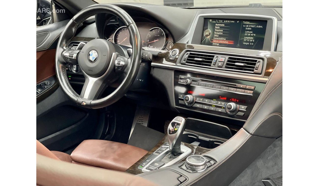 BMW 650i 2015 BMW 650i M-Sport, BMW Service History, Warranty, GCC