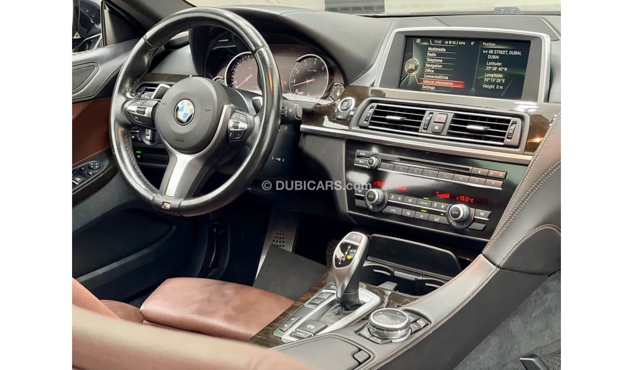 BMW 650i 2015 BMW 650i M-Sport, BMW Service History, Warranty, GCC