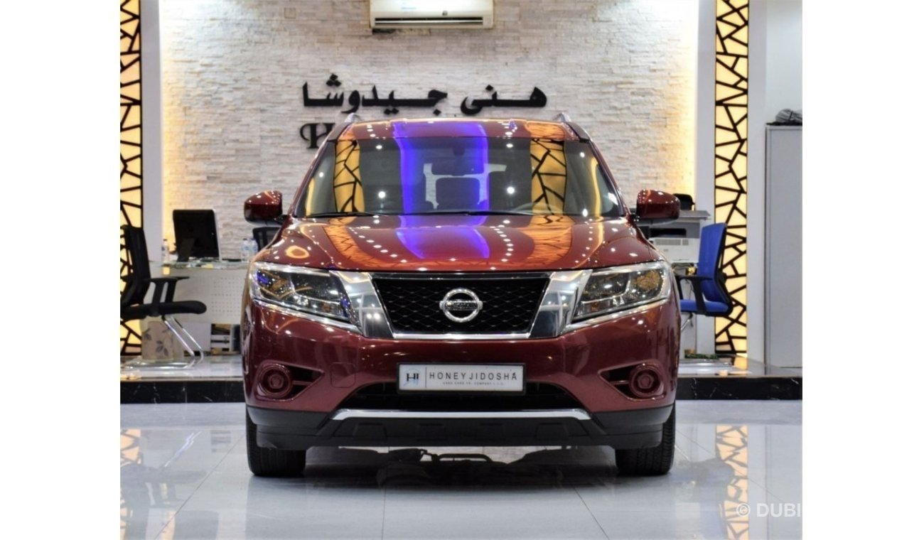 نيسان باثفايندر EXCELLENT DEAL for our Nissan Pathfinder 4WD ( 2015 Model! ) in Red Color! GCC Specs