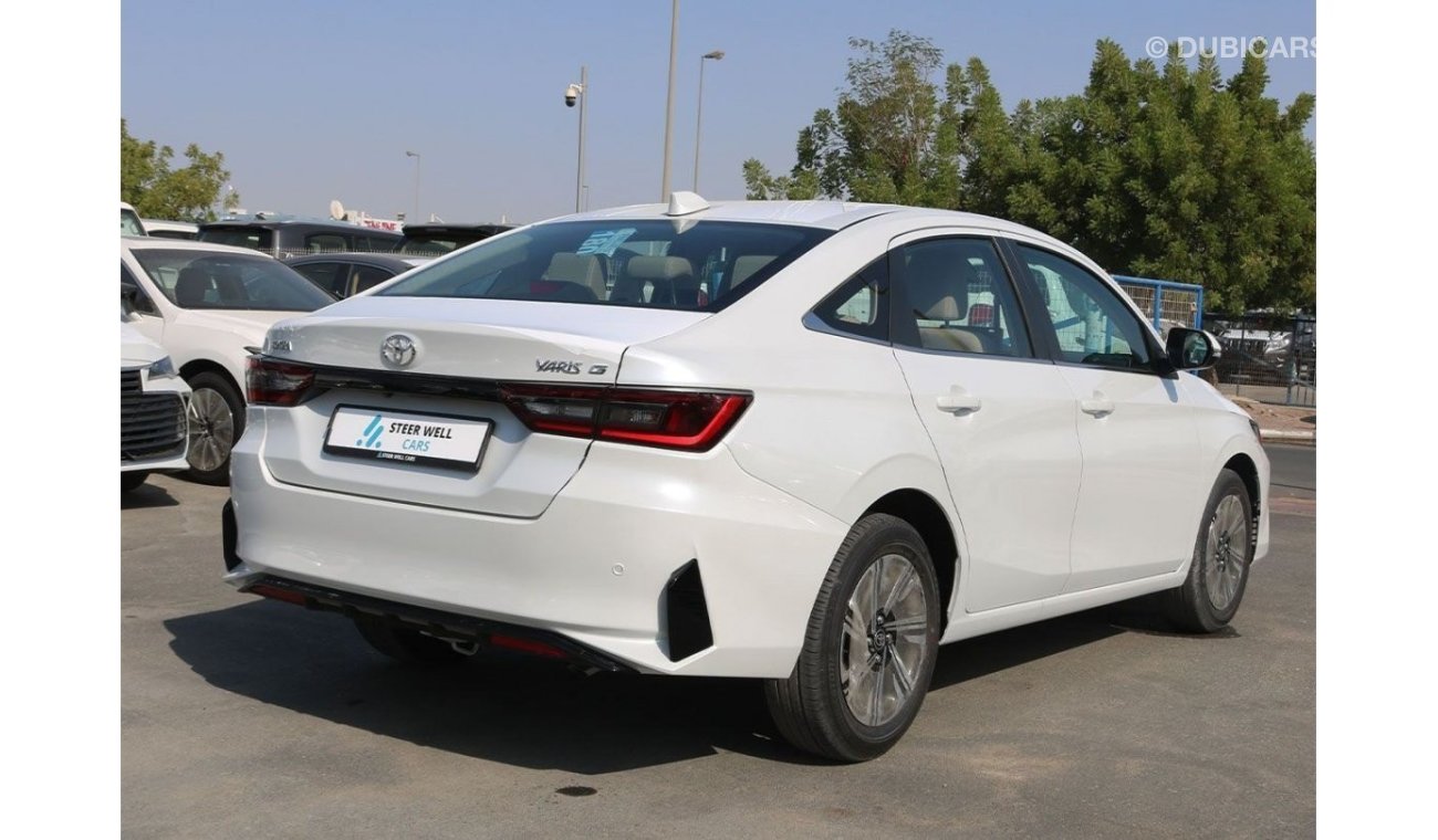 تويوتا يارس 2023 | G 1.5L 4-CYL 16V DOHC DUAL-VVTi -FWD 16" ALLOY WHEELS FABRIC SEATS GCC SPECS EXPORT ONLY