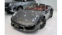 Porsche 911 Turbo 2014, 82,000KM, GCC Specs, Black Soft Top Convertible