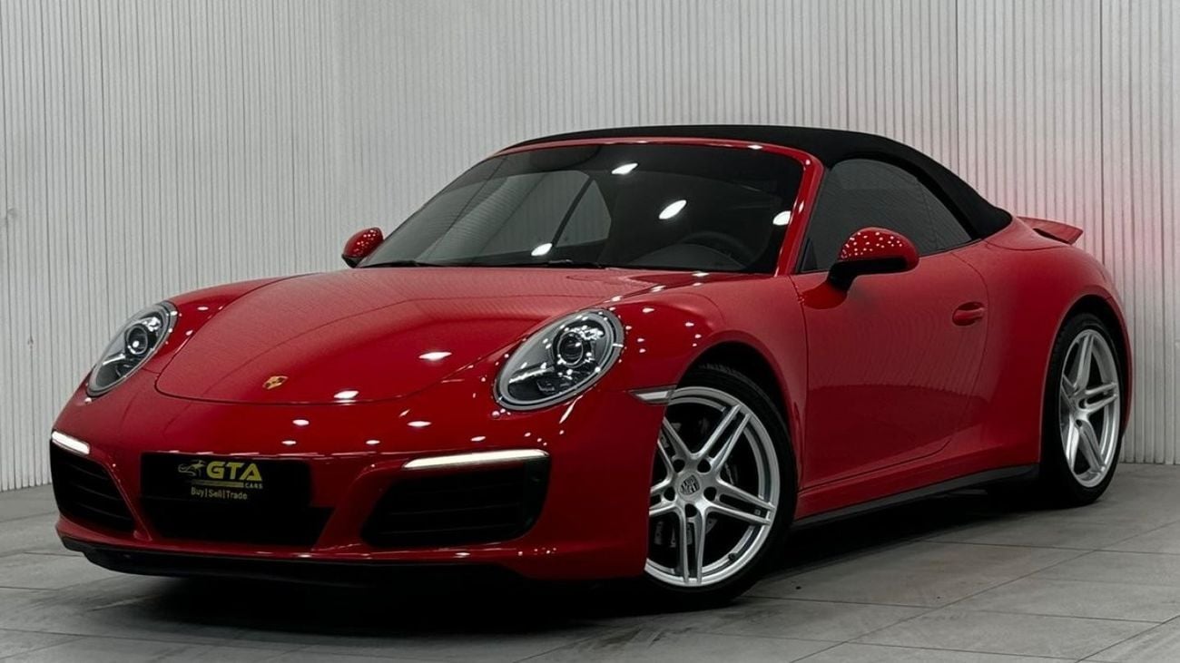 Porsche 911 2017 Porsche 911 Carrera 4 Cabriolet, 1 Year Warranty, Service History, GCC