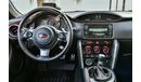 Subaru BRZ - Fully Loaded! - Excellent Condition! - GCC - AED 1,449 Per Month - 0% DP
