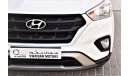 Hyundai Creta AED 1272 PM | 1.6L GL GCC WARRANTY