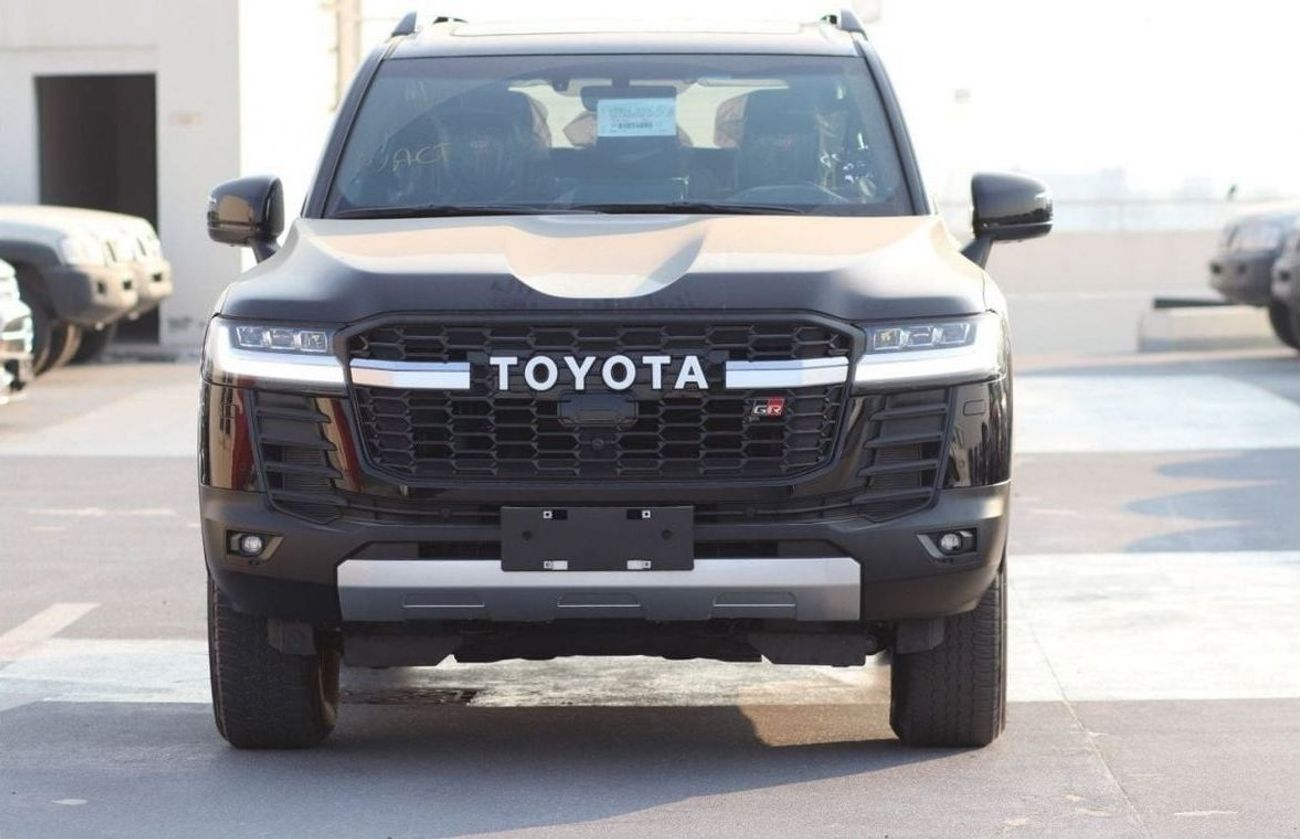 تويوتا لاند كروزر 3.5L GR, SUNROOF, LEATHER SEAT, ELECTRIC SEAT, JBL SOUND SYSTEM, REAR TV, MODEL 2023 FOR EXPORT