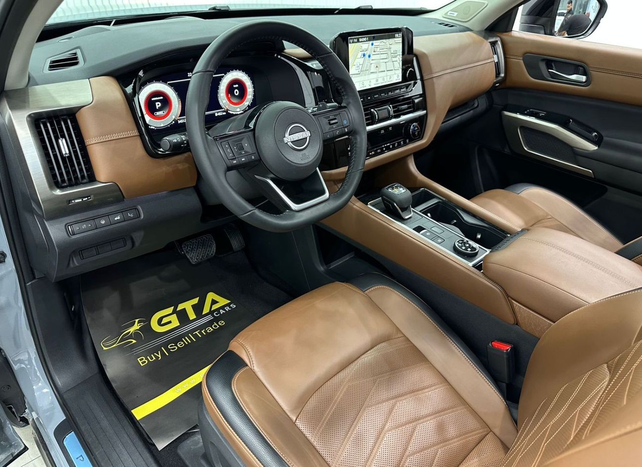 نيسان باثفايندر 2022 Nissan Pathfinder SL, Oct 2027 Nissan Warranty, Oct 2025 Nissan Service Pack, Full Options, GCC