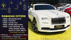 Rolls-Royce Wraith // STARS ROOF!! // GCC / 2017 / 5 YEARS DEALER WARRANTY / FSH! / 13,260 DHS MONTHLY