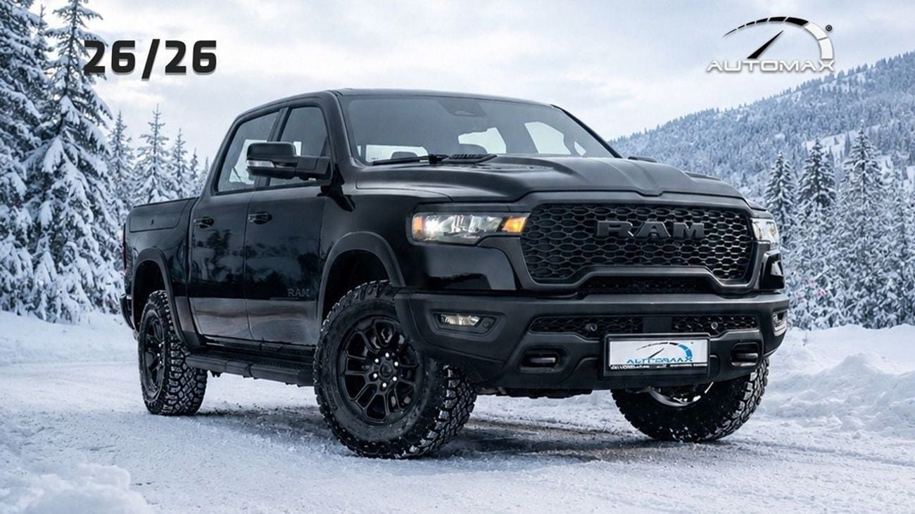 RAM 1500 REBEL (For Export , НА ЭКСПОРТ) PY 26/26 GT 3.0TT Hurricane GCC 0Km Без пробега