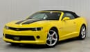 Chevrolet Camaro 2015 Chevrolet Camaro RS, Service History, Excellent Condition, GCC