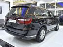 دودج دورانجو EXCELLENT DEAL for our Dodge Durango ( 2016 Model ) in Black Color GCC Specs