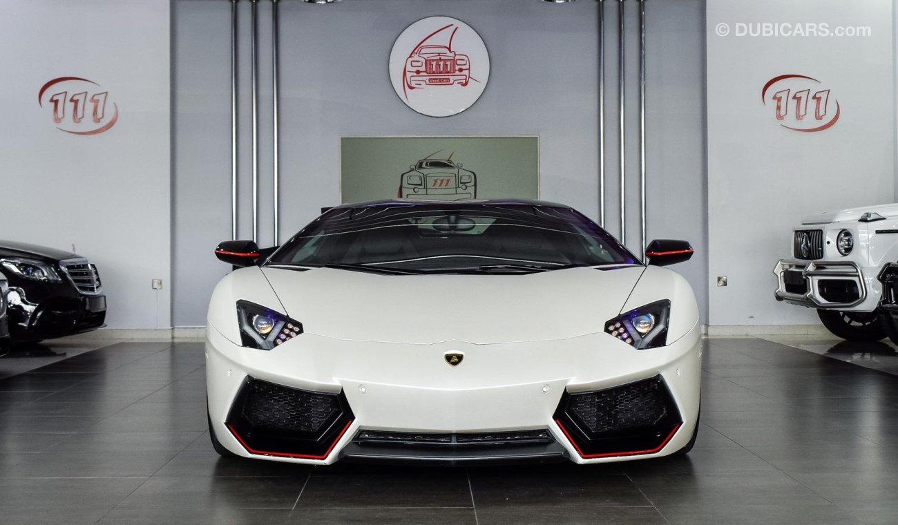 لمبرجيني أفينتادور LP700-4 Roadster / Pirelli Serie Speciale