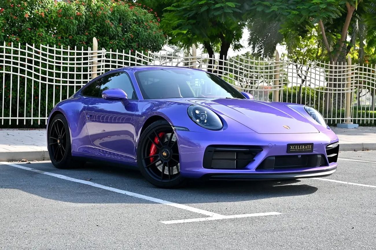 Porsche 911 CARRERA GTS Manual | Purple | 3.0L Twin-Turbo Flat-6 | 480 HP | 2,751 KM