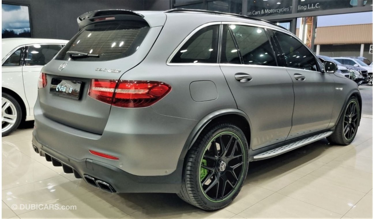 مرسيدس بنز GLC 63 AMG MERCEDES GLC 63S 2018 IN BEAUTIFUL CONDITION LOW MILEAGE ONLY 35K KM FOR 189K AED