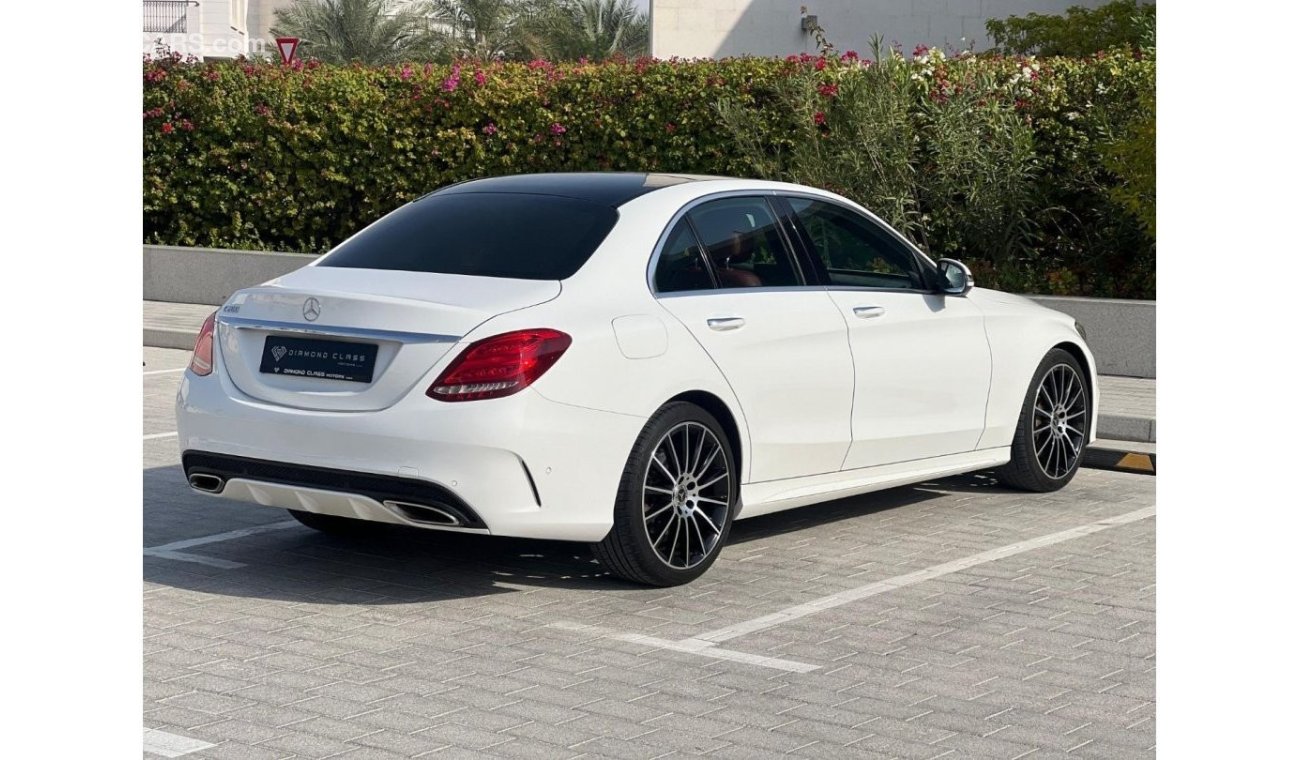 مرسيدس بنز C200 AMG باك AMG باك مرسيدس C200 خليجي بانوراما ممشى قليل تبريد مقاعد