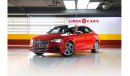 أودي S3 Audi S3 2016 GCC under Warranty with Flexible Down-Payment