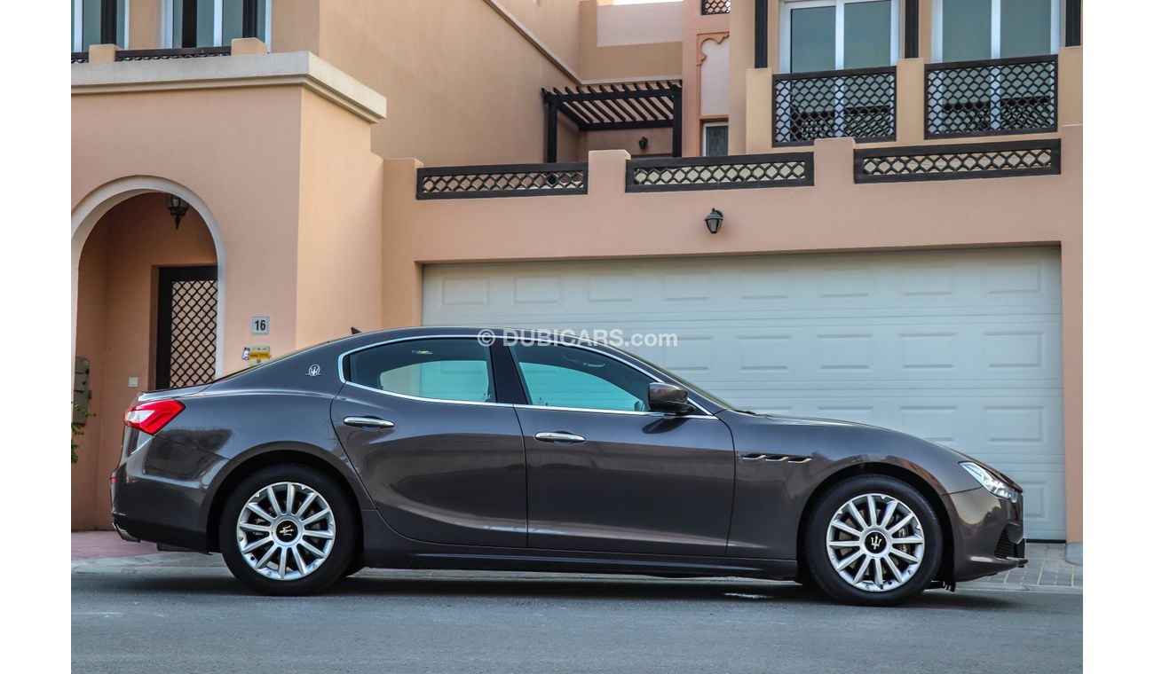 Maserati Ghibli AED 2300 P.M with 0% down payment