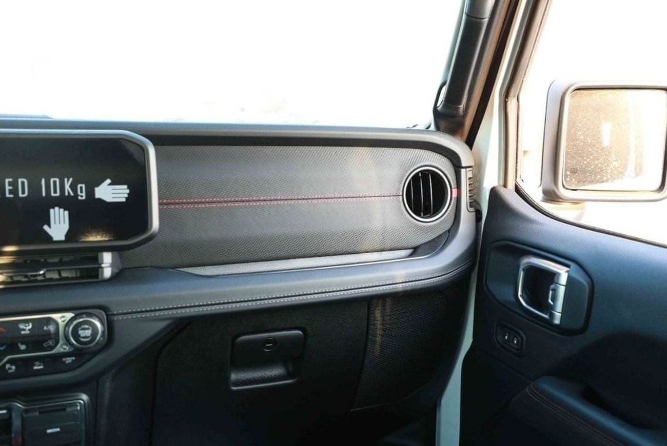 Jeep Wrangler 2024 Jeep Wrangler Rubicon Xtreme 2.0L Turbo – White inside Black & Red | Export Only