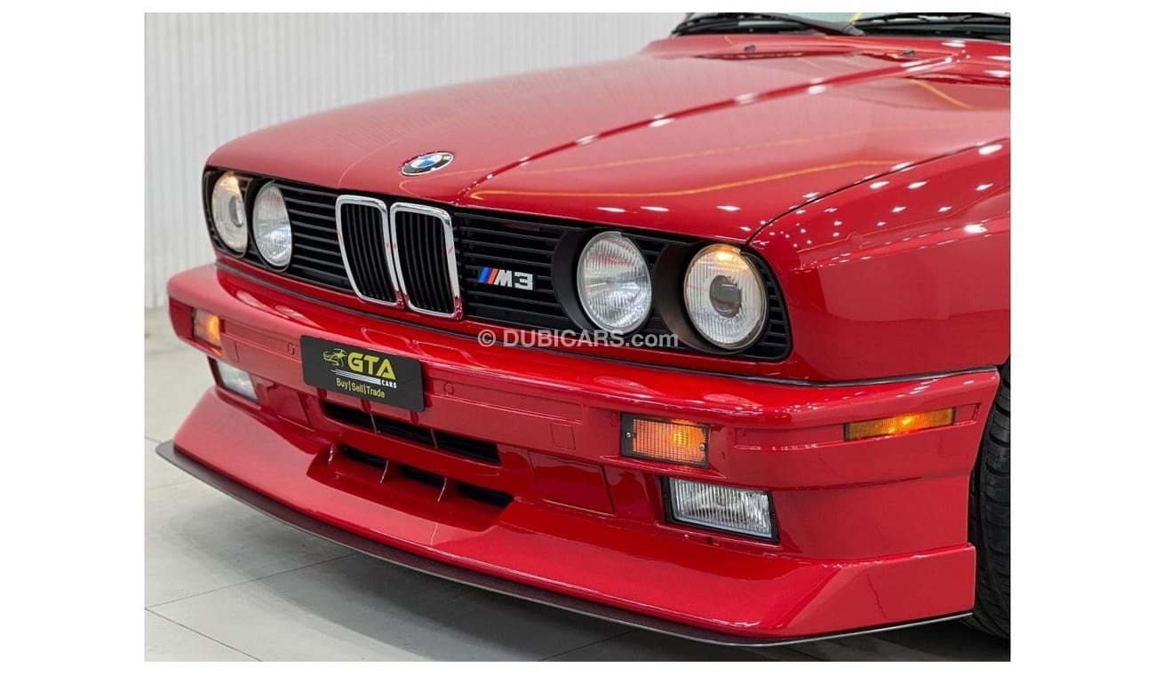 بي أم دبليو M3 1988 BMW E30 M3 DTM Homologation Special, Manual, Pristine Condition, Very Low Miles, Canadian Spec