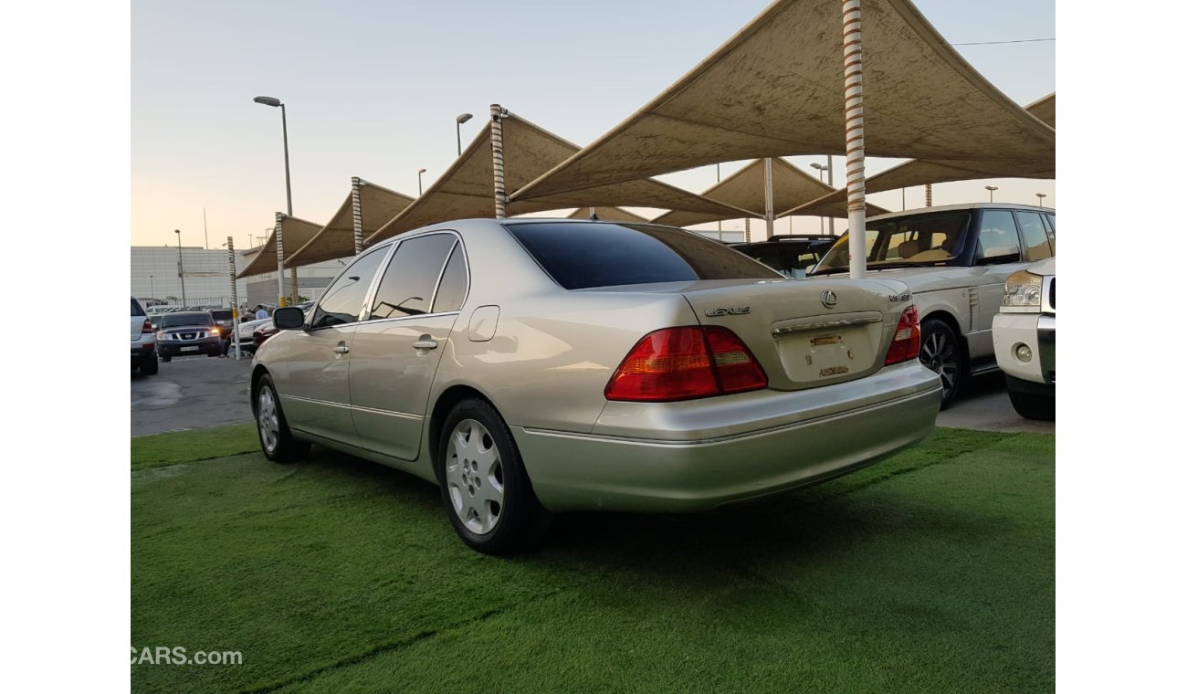 لكزس LS 430 وارداليابان  - فتحة - جلد - رنجات  - اوراق جمارك -رقم واحد - فتحة -جناح خلفى - بحالة ممتازة