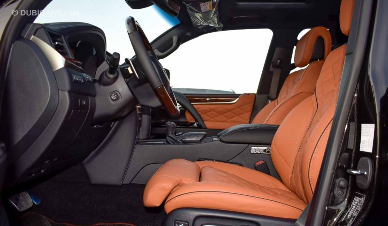 لكزس LX 570 Super Sport 5.7L Petrol Full Option with MBS Autobiography VIP Massage Seat with Samsung Digital Saf