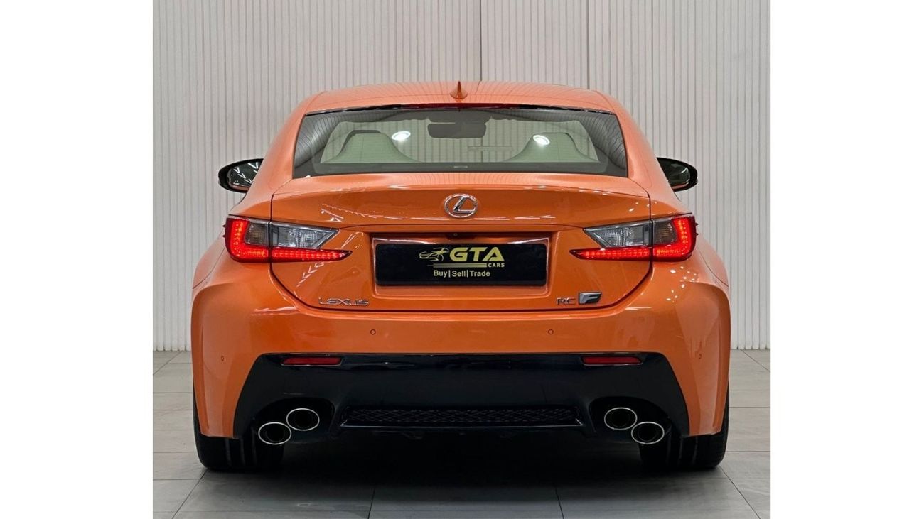 Lexus RC F 2015 Lexus RC-F, Full Lexus Service History, Low Kms, Carbon Fiber Package, Excellent Condition, GCC