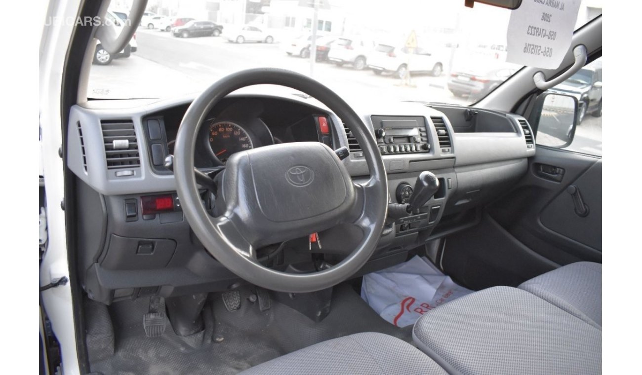 تويوتا هاياس 2008 | TOYOTA HIACE STANDARD- ROOF CHILLER VAN 3-SEATER | 5-DOORS | MANUAL TRANSMISSION | GCC | VERY