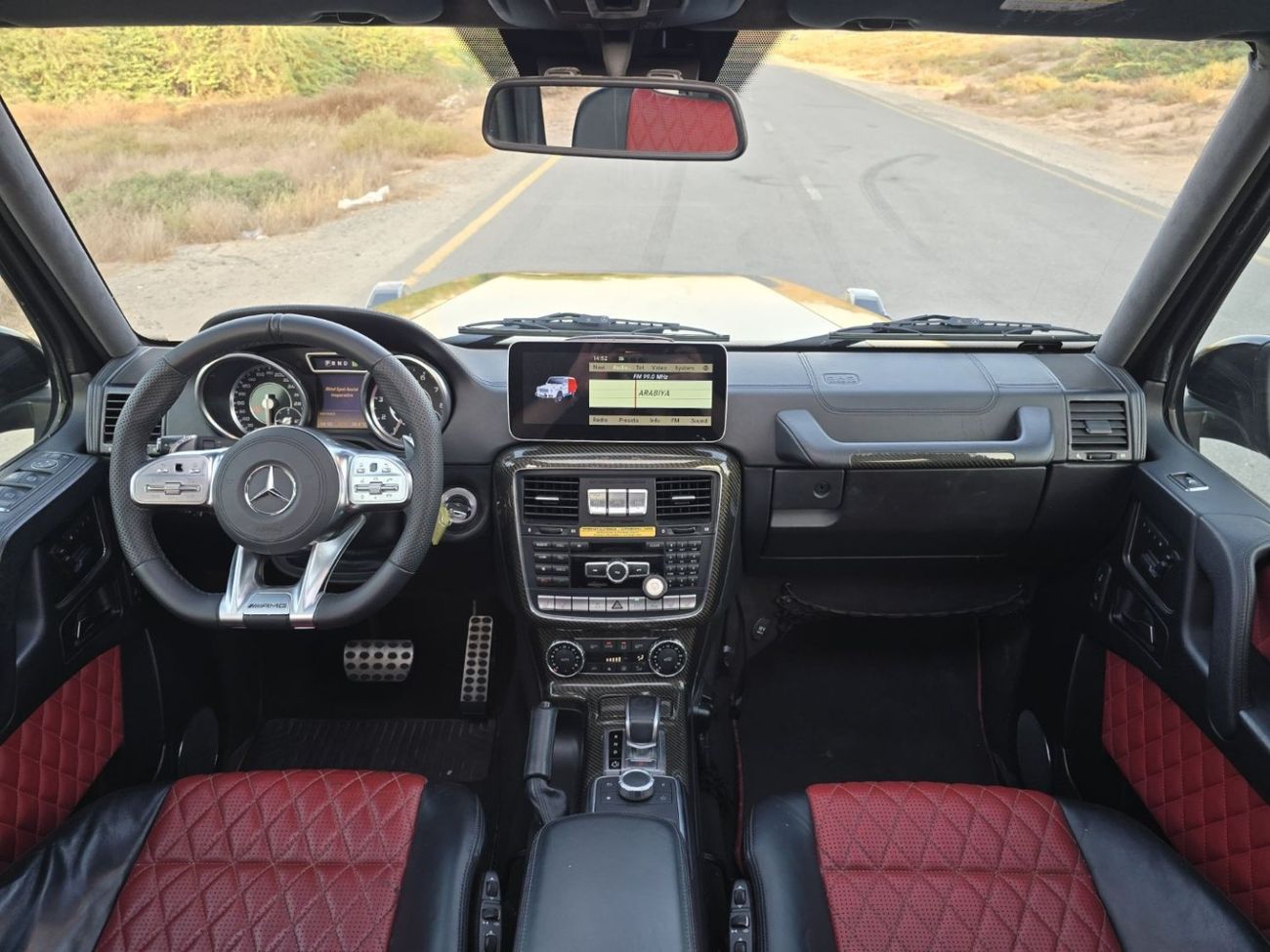 مرسيدس بنز G 63 AMG Std 5.5L MERCEDES G-63 AMG 2013 GCC BODYKIT MODEL 2020 GOOD CONDITION INSIDE OUT SIDE