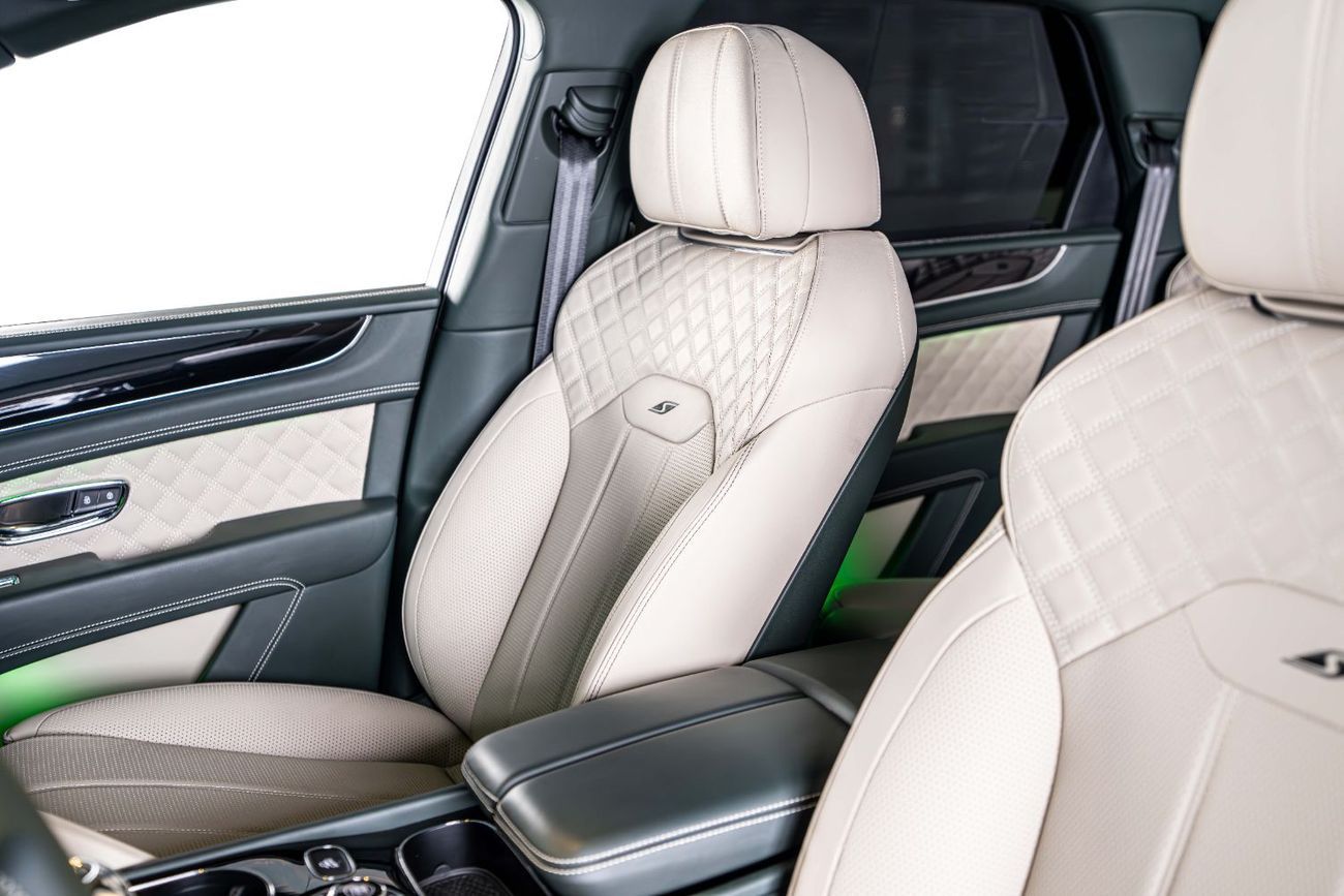 Bentley Bentayga S 4.0T GCC-1Owner-Al Habtoor Warranty Service Contract Until 2029-Bespoke Order