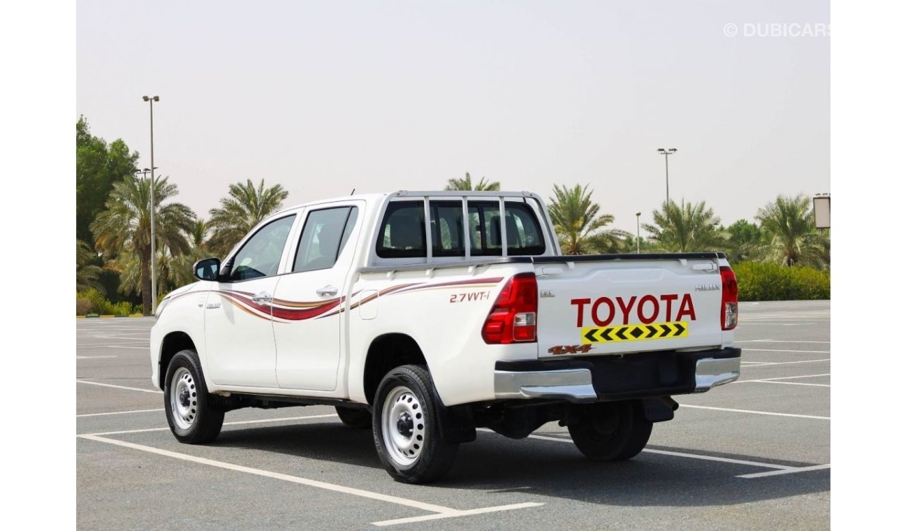 Toyota Hilux GL 2.7L 4x4 Automatic Petrol Engine | GCC Specs | Excellent Condition