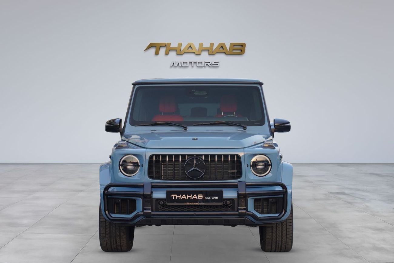 مرسيدس بنز G 63 AMG 2025 | GARGASH | FULL CARBON | CHINA BLUE | G-CLASS G63 AMG V8 | LOW MILEAGE | PERFECT CONDITION