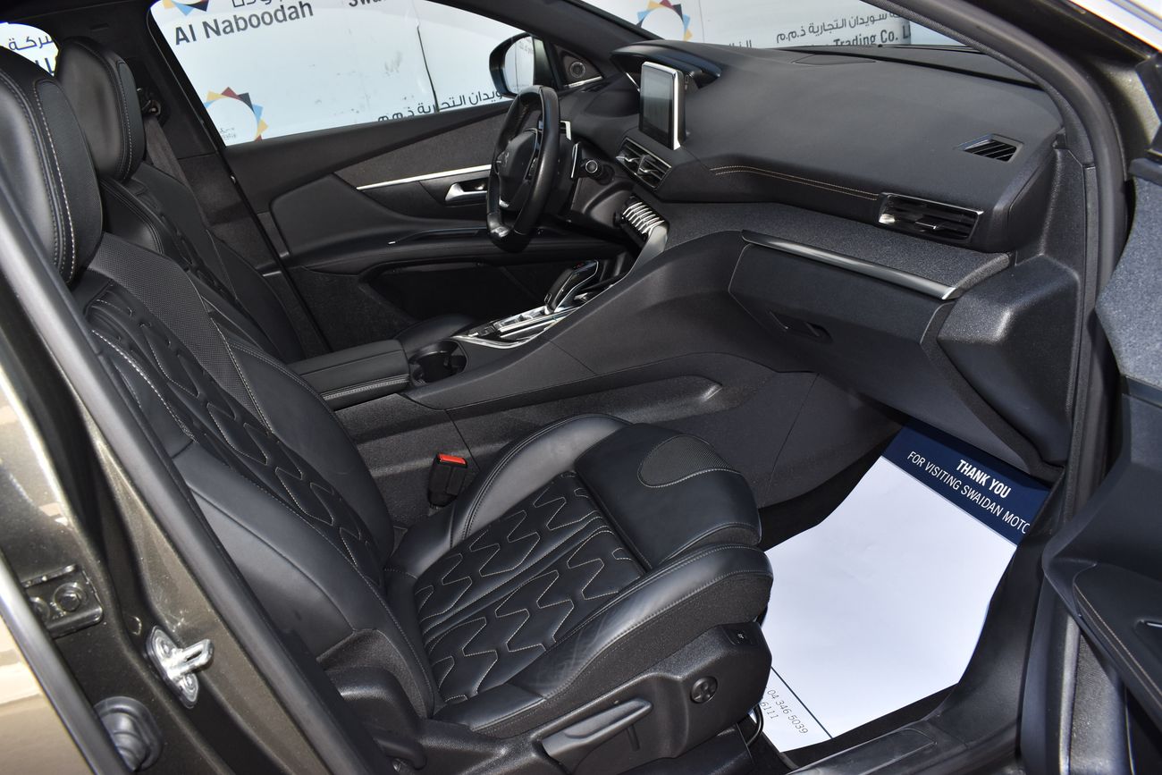 Peugeot 3008 AED 1279 PM  1.6L GT LINE GCC MANUFACTURER WARRANTY 2026 OR 100K KM