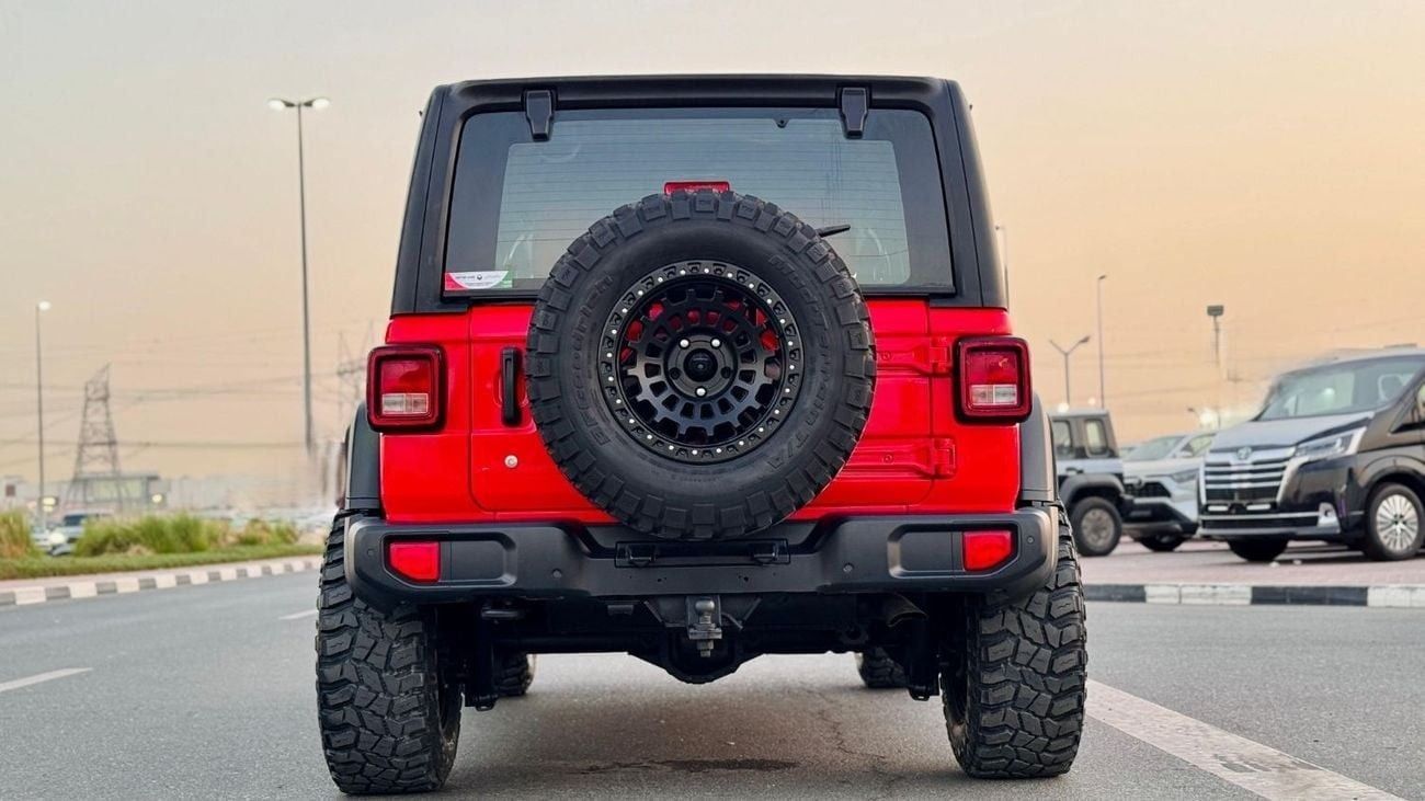 Jeep Wrangler NUDGE BAR WITH LED STRIP LIGHTS | 3.6L PETROL ENGINE | PUSH START | 2019 | RHD | AT | 4WD | REAR VIE