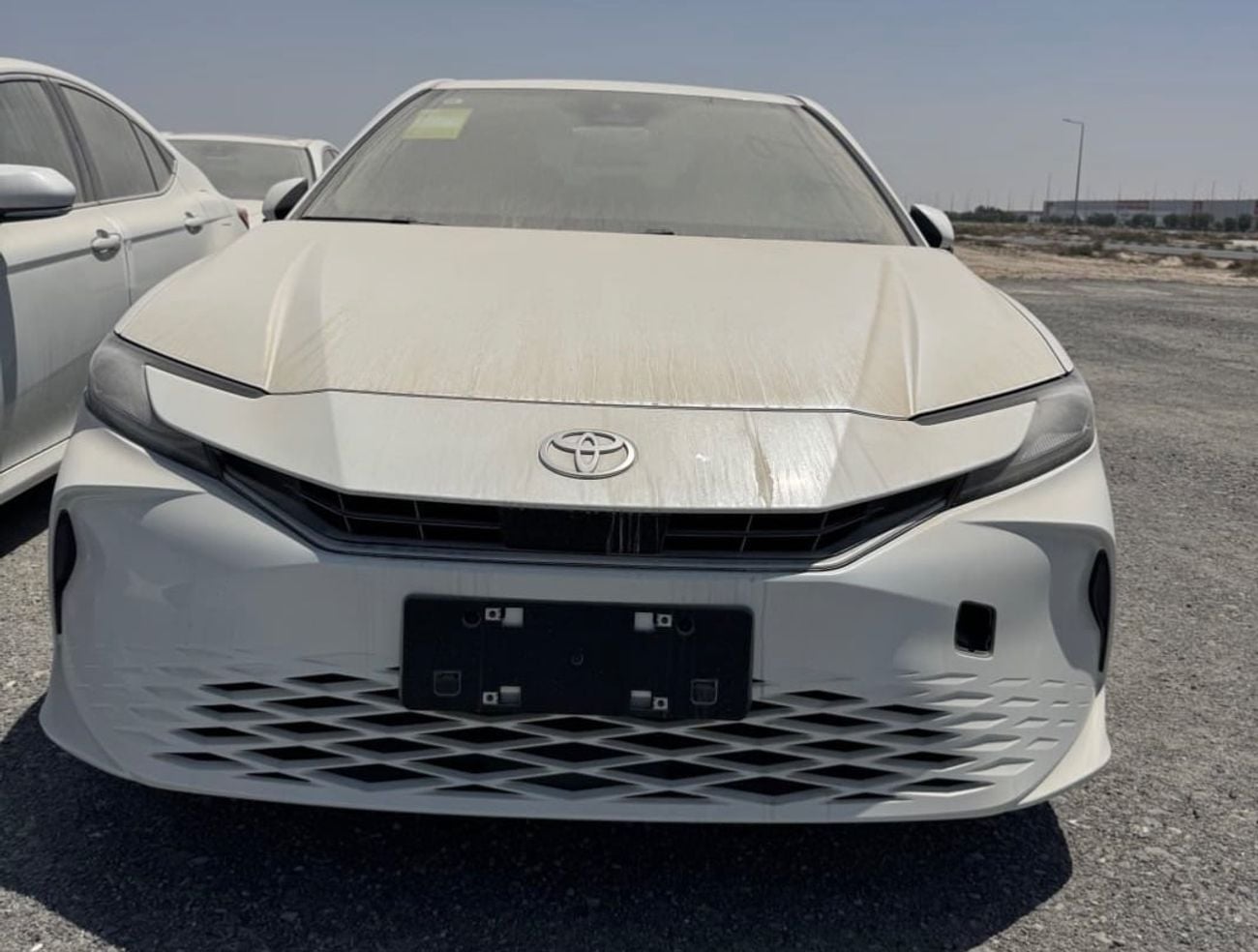 Toyota Camry White-bkack