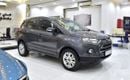 Ford EcoSport EXCELLENT DEAL for our Ford EcoSport ( 2016 Model ) in Grey Color GCC Specs