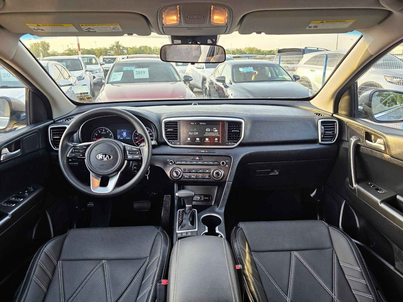 كيا سبورتيج LX AWD/ LEATHER/ DVD CAMERA/ ORG AIRBAG/ LOW MILEAGE/ 682 Monthly/ LOT# 38338