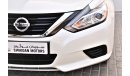 Nissan Altima AED 1114 PM | 0% DP | 2.5L S GCC WARRANTY
