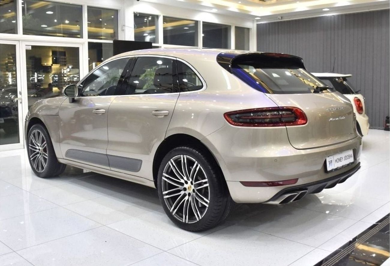 Porsche Macan EXCELLENT DEAL for our Porsche Macan Turbo ( 2015 Model ) in Golden Color GCC Specs