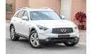 Infiniti QX70 2017 GCC under Warranty with Zero downpayment.