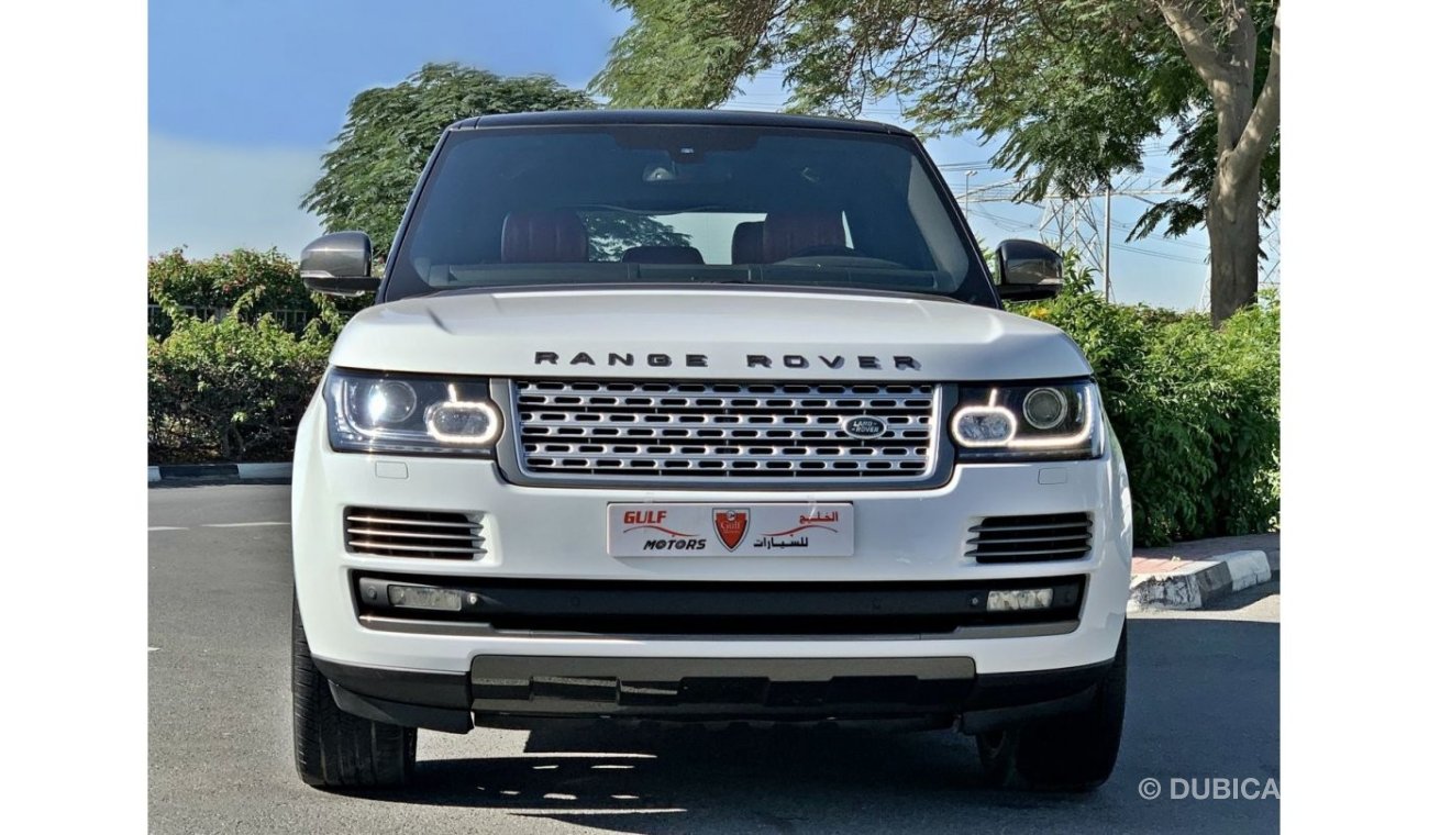 Land Rover Range Rover Vogue SE Supercharged GCC - Excellent Condition - Agency Maintained - Autobiography Interior - Bank Finance Facility